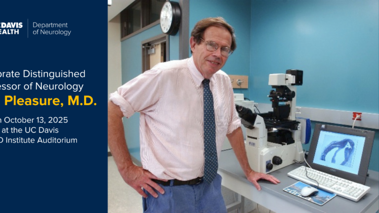 David Pleasure, M.D., Legacy Lecture and Reception