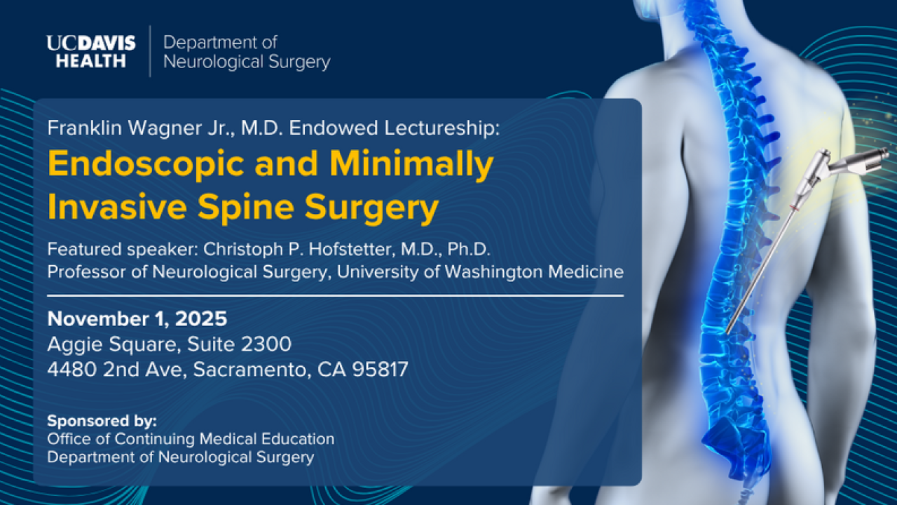 Franklin Wagner Jr., M.D. Endowed Lectureship: Endoscopic and Minimally Invasive Spine Surgery